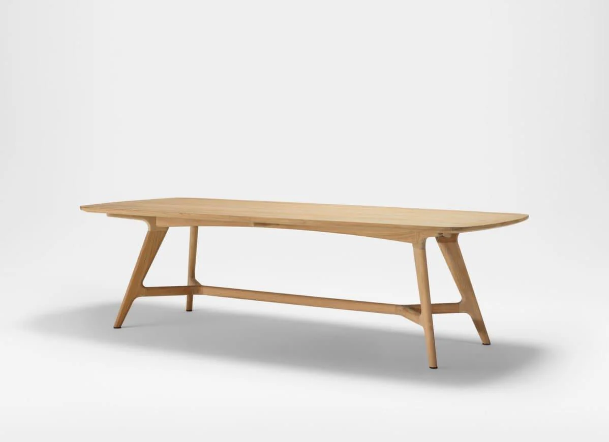 Forrest Elliptical Teak Table - Image 3