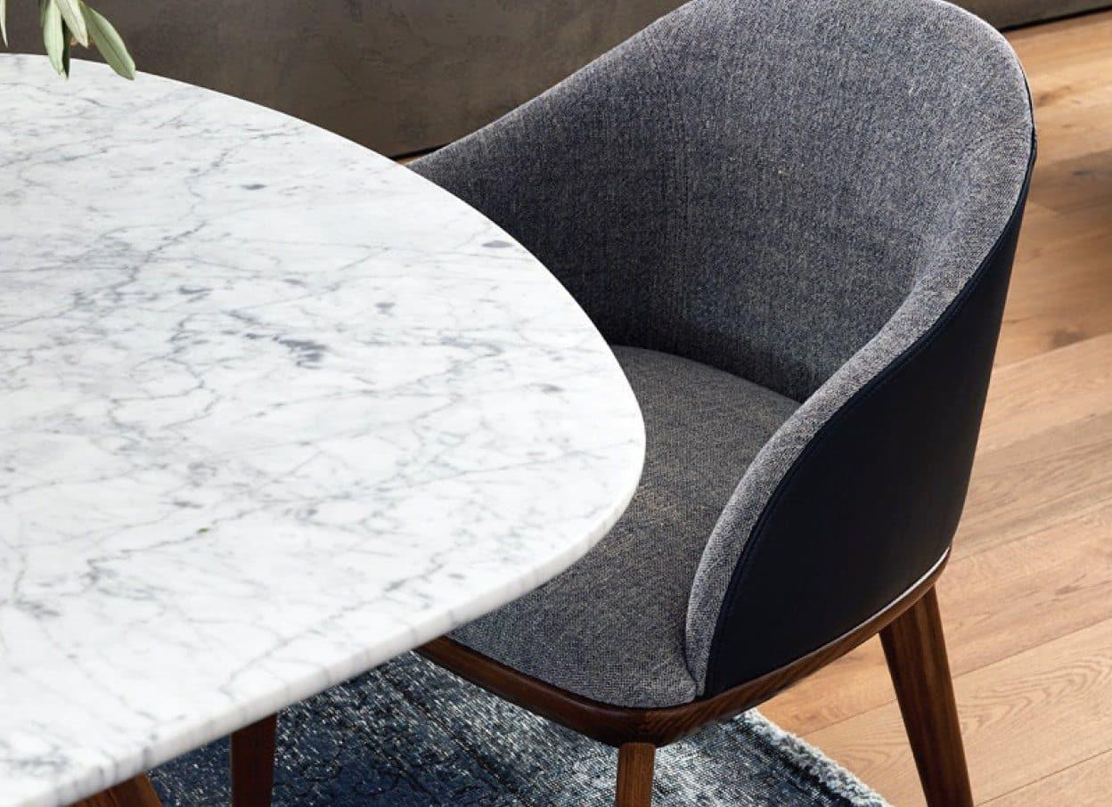 Johanna Elliptical Marble Table - Image 8