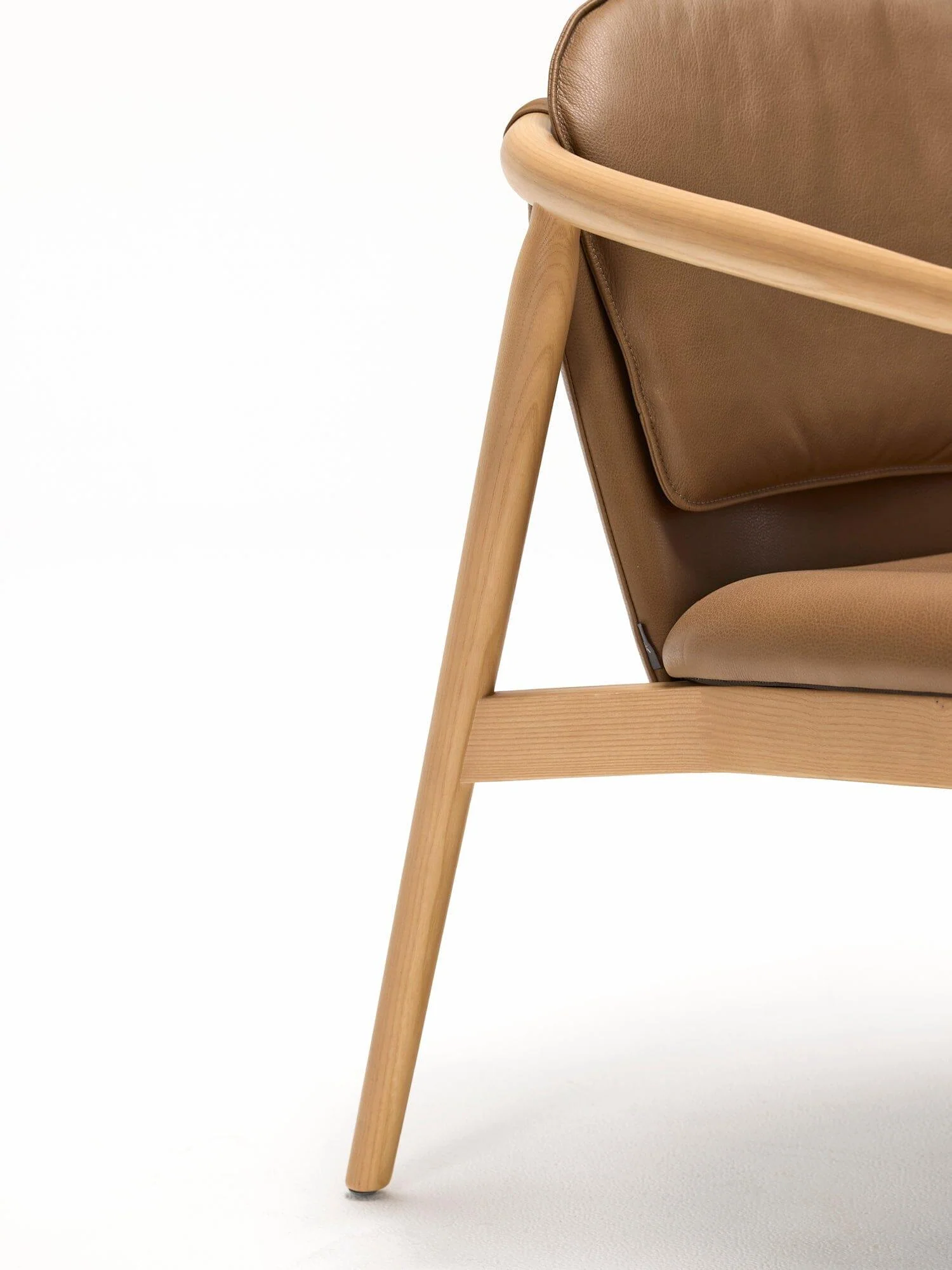 Otway Leather Lounge Chair - Image 4