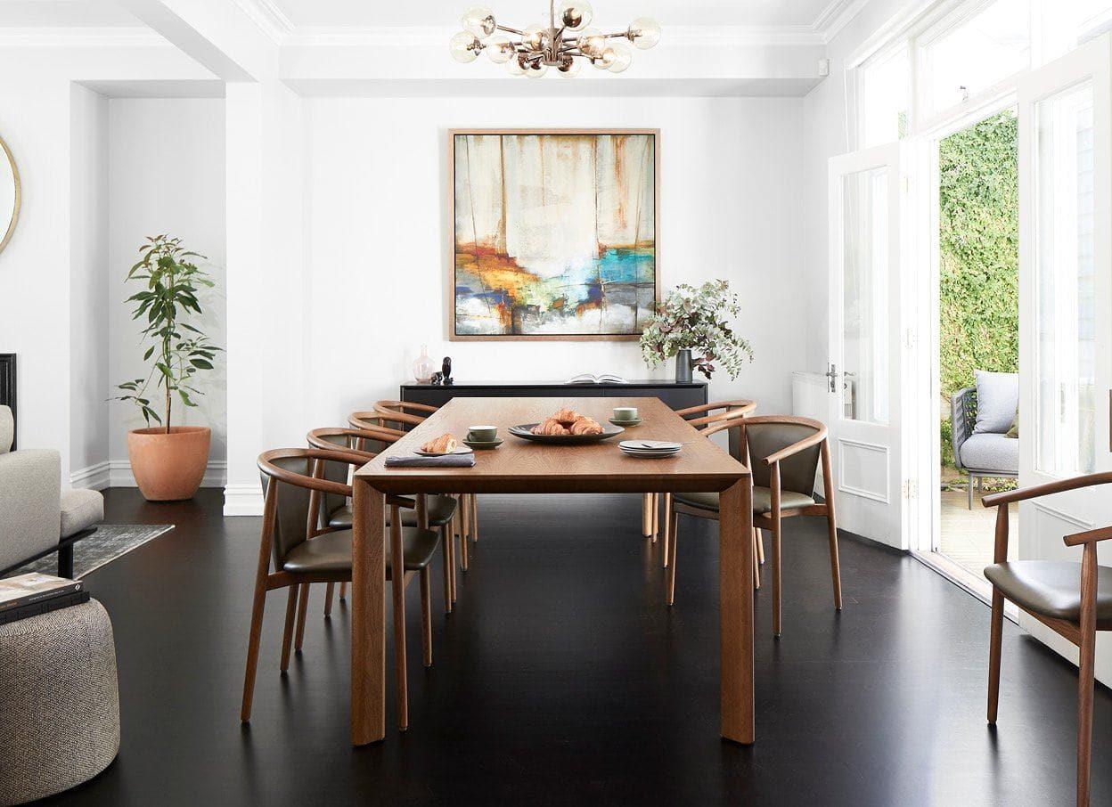Otway Timber Dining Table 280cm in Natural Oak - Image 9