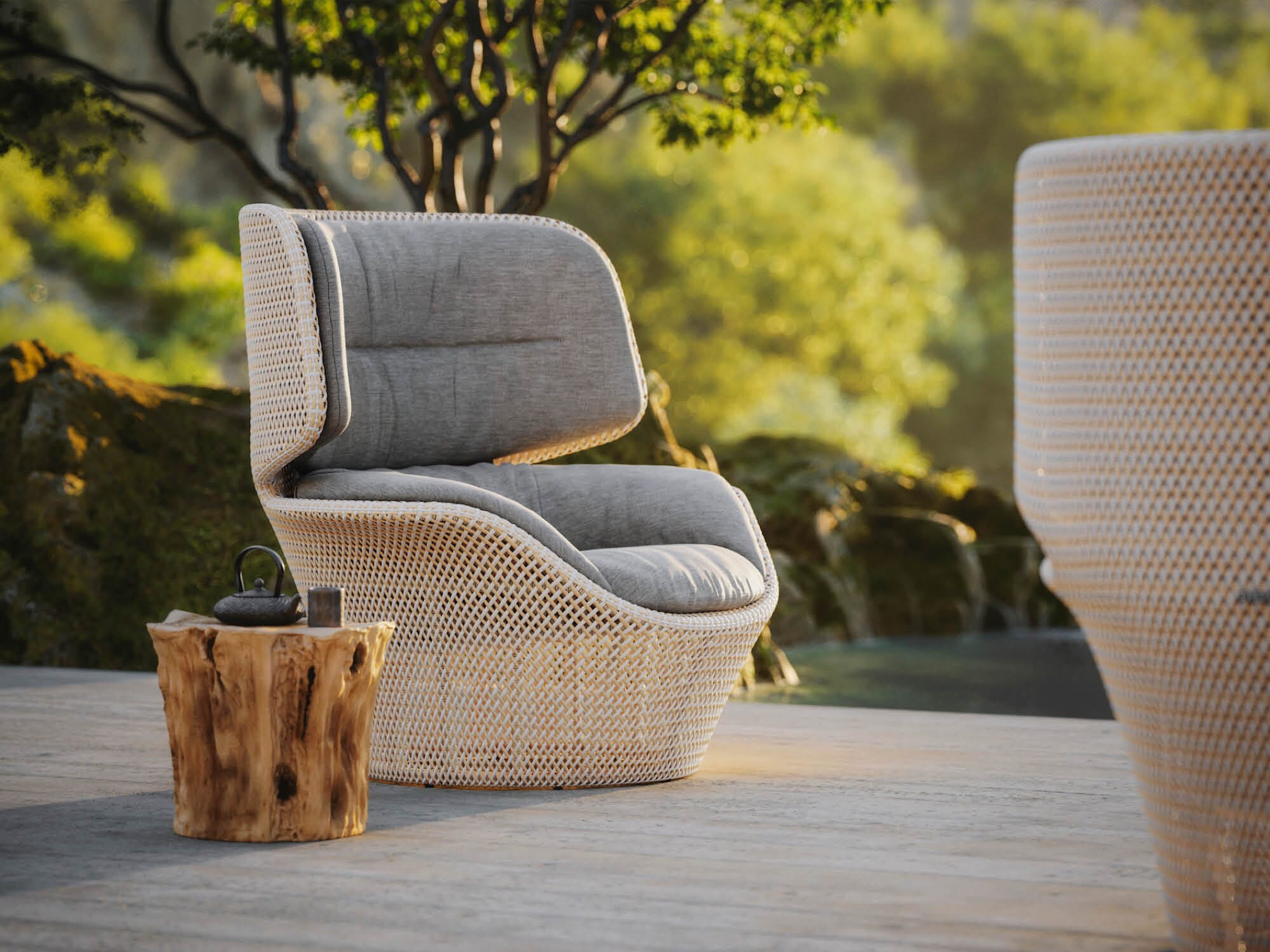 SEASHELL GRAND Wing Chair - Image 2